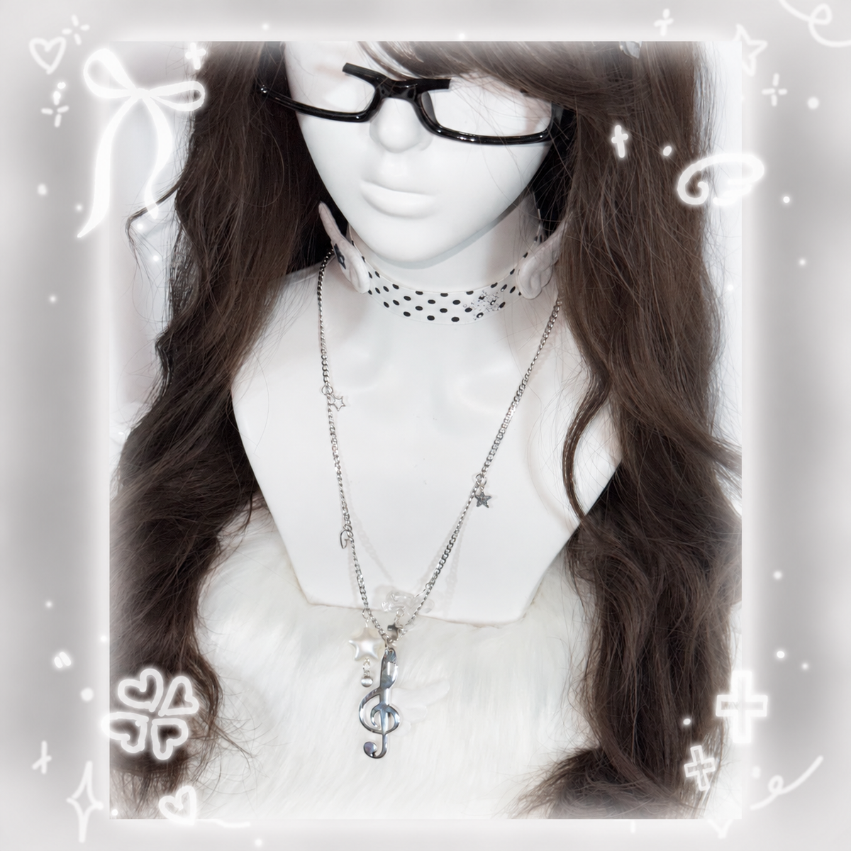 Angel Music Note Wing Charm Accessories